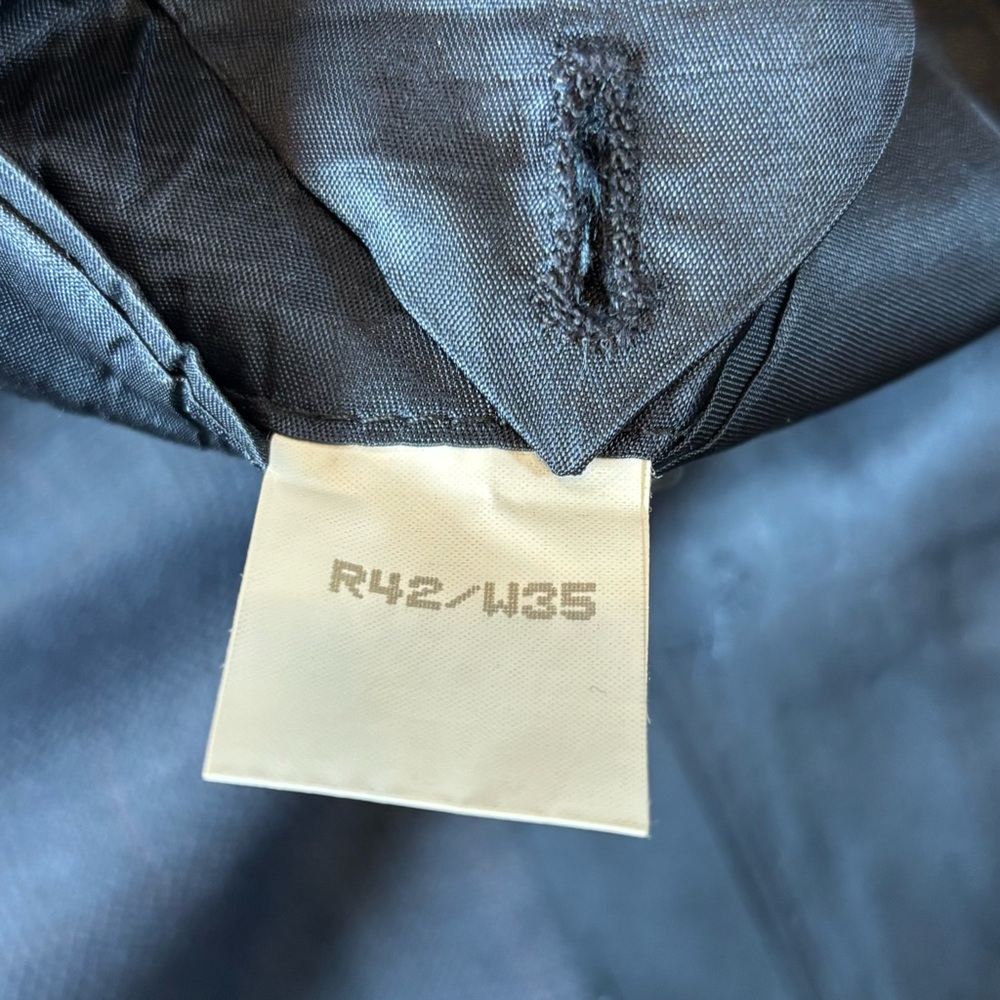 Vintage Yves Saint Laurent Blazer Men’s 42 Blue‎ Plaid - Picture 9 of 13